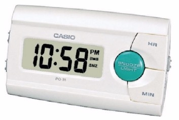 CASIO ALARM CLOCK Mod. PQ-31-7E